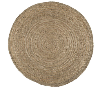 IB Laursen Teppich Jute natur rund